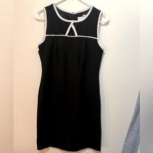 Business Professional Sleeveless Black Dress